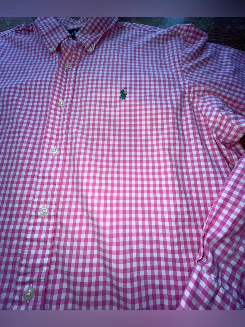 Vintage Polo Ralph Lauren Custom Fit Button-Up Shirt Size XL Mens